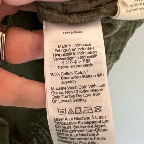 Madewell Lightspun Belted Safari Romper - Picture 6 of 6